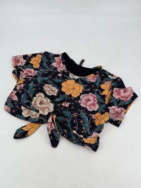 Torrid Floral Rashguard Bikini Top Plus 1 1X